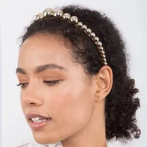 Lovisa gold statement headband Lovisa Gold Tone Head Chain Clear Rhinestone Accents Hair  main image 4